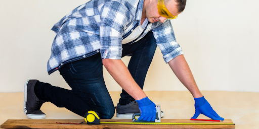 Engineered wood flooring installation